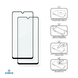 Захисне скло XOKO Full glue Samsung A315 (A31) Black (2 штуки в комплекті)