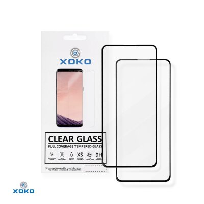 Захисне скло XOKO Full glue Samsung A715 (A71) Black (2 штуки в комплекті)