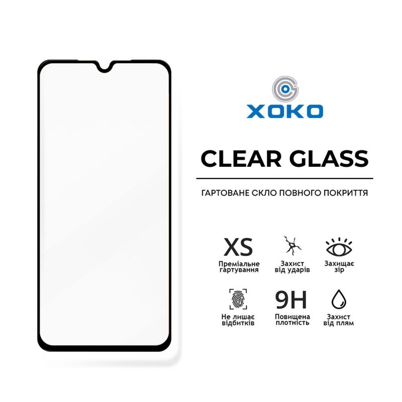 Захисне скло XOKO Full Glue Xiaomi Mi9 SE Black (2 штуки в комплекті)