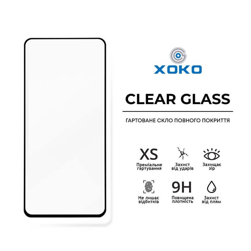 Захисне скло XOKO Full glue Xiaomi Mi9T/Redmi K20/K20 Pro Black (2 штуки в комплекті)