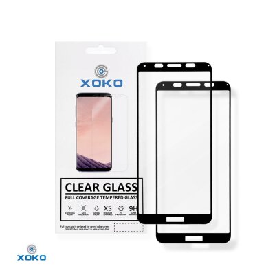 Захисне скло XOKO Full glue Xiaomi Redmi 6 Black (2 штуки в комплекті)