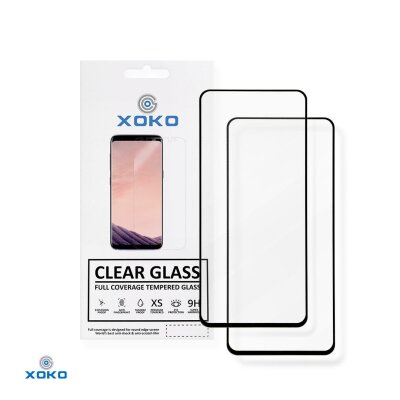 Захисне скло XOKO Full glue Xiaomi Redmi Note 9 Black (2 штуки в комплекті)