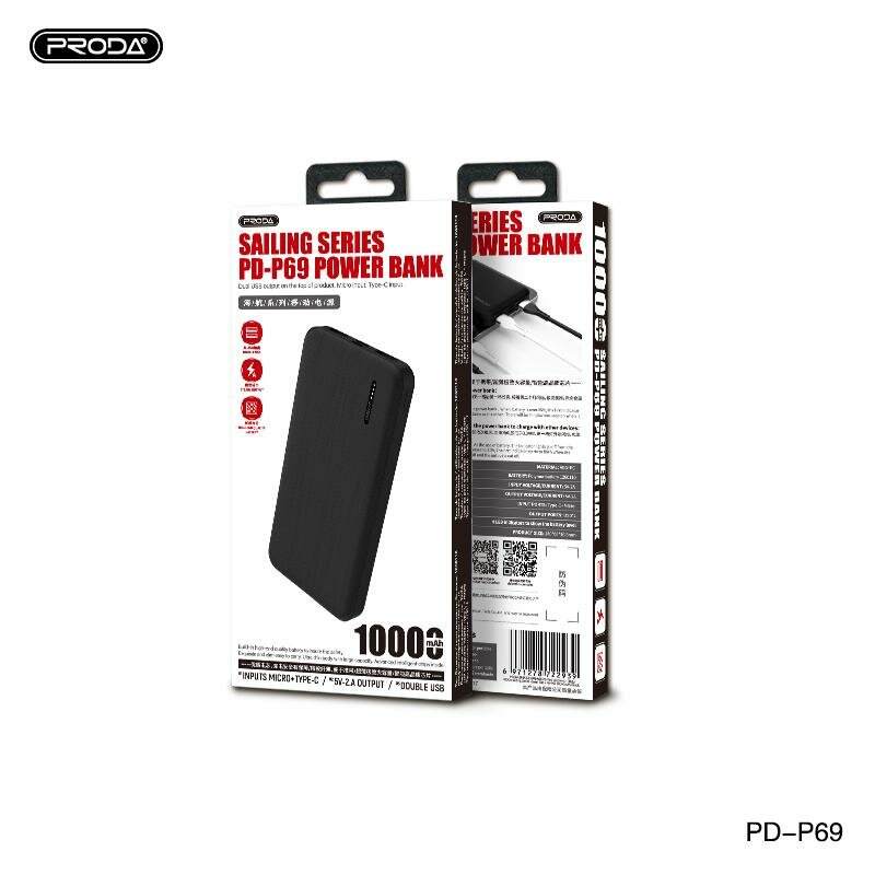 УМБ Proda Power Bank PD-P69 10000mAh білий