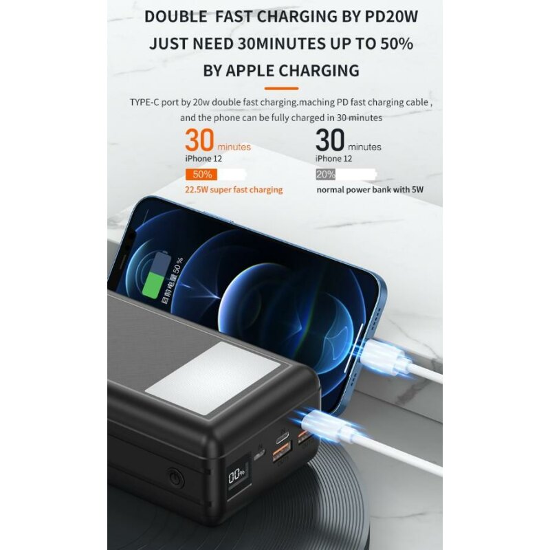 УМБ Proda Fast Charging Power Bank (22.5w) 30000mAh PD-P81 чорний