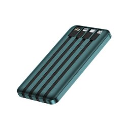 УМБ YOULO Power Bank з кабелями 10000mAh PD-P84 зелений