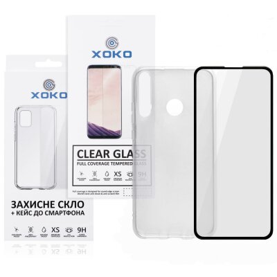 Комплект панель + скло XOKO для Huawei P40 Lite E Transparent