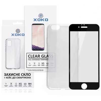 Комплект панель + скло XOKO для iPhone 6S Transparent
