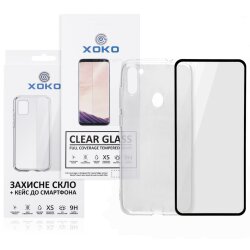 Комплект панель + скло XOKO для Samsung A115 (A11)/M115 (M11) Transparent