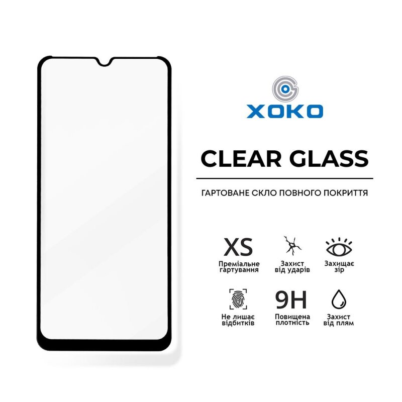 Комплект панель + скло XOKO для Samsung A207 (A20s) Transparent