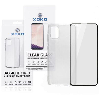 Комплект панель + скло XOKO для Samsung A715 (A71) Transparent