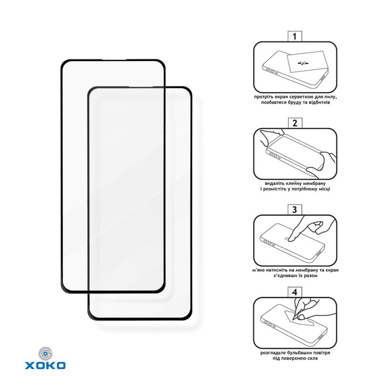 Комплект панель + скло XOKO для Samsung A715 (A71) Transparent