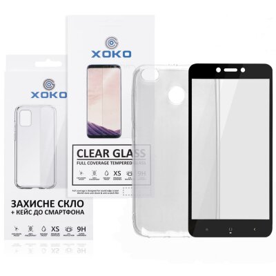 Комплект панель + скло XOKO для Xiaomi Redmi 4x Transparent