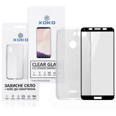 Комплект панель + скло XOKO для Xiaomi Redmi 6 Transparent