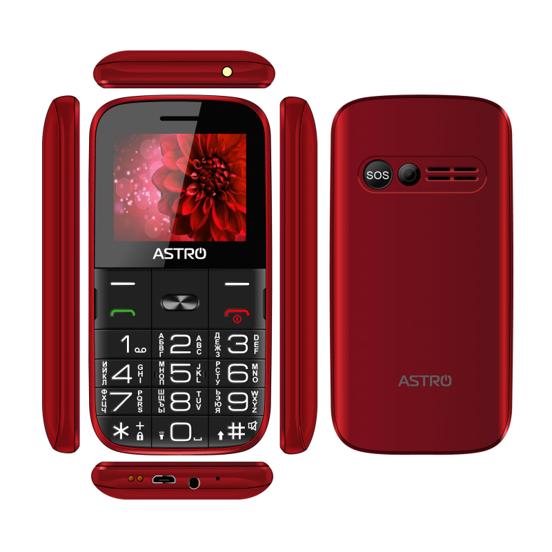 Мобільний телефон Astro A241 Red