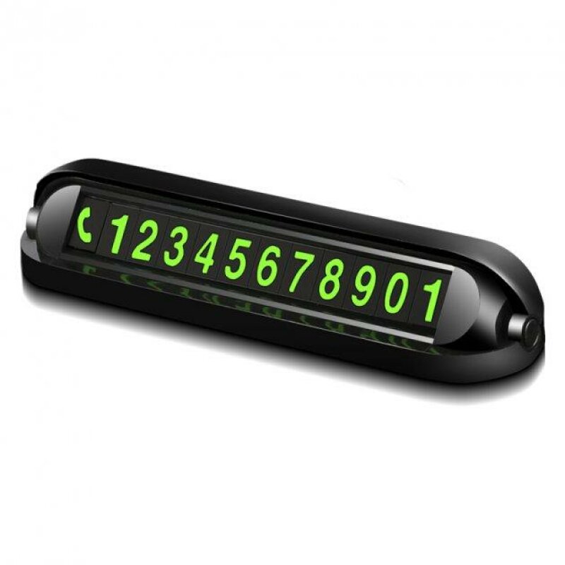 Автовізитка з номером телефону в авто для паркування XOKO Number Detect 100 (Паркувальна карта) METALL