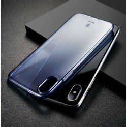 Чохол Baseus Bumper for iPhone X (C03) Transparent Blue