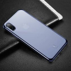 Чохол Baseus Bumper for iPhone X (C03) Transparent Blue