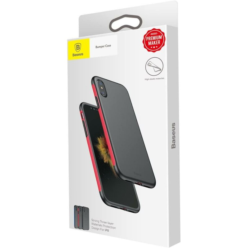 Чохол Baseus Bumper for iPhone X (BM09) Red