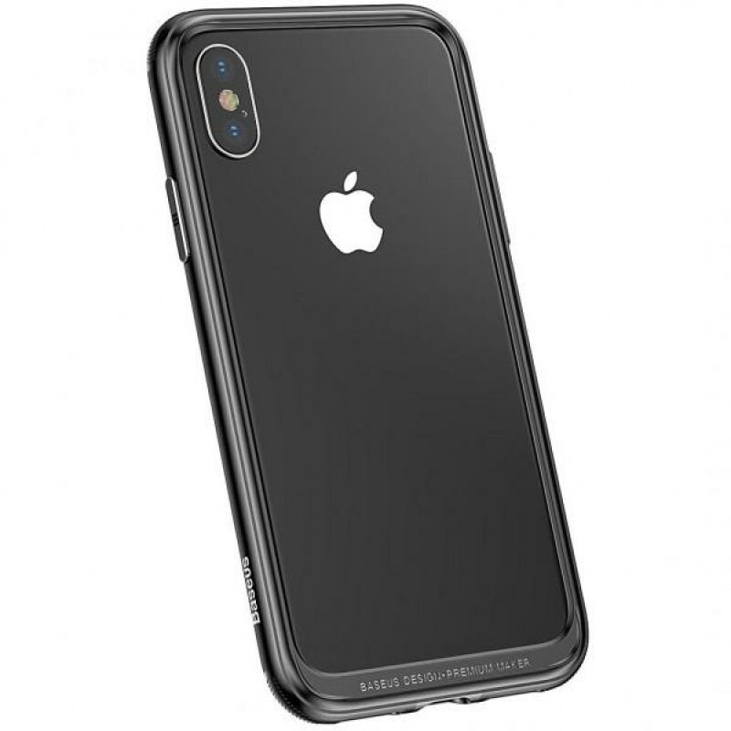 Чохол Baseus Bumper iPhone X (B01) Black