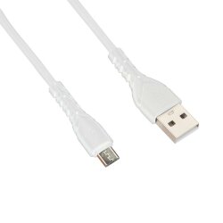 Кабель Proda PD-B47 Micro USB Quick Charge 3А з передачею даних білий