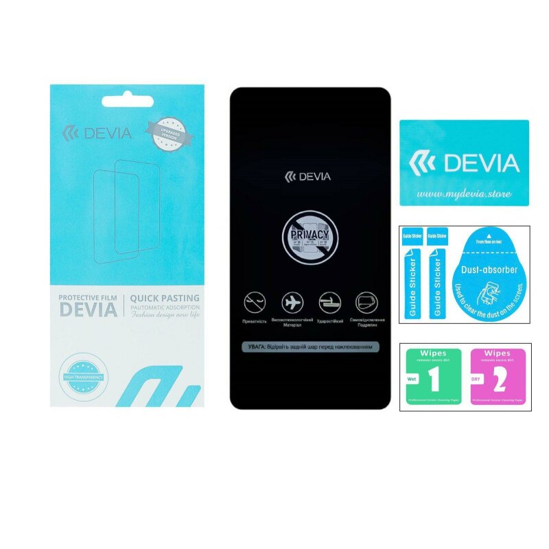 Гідрогелева плівка Devia Privacy для Motorola Moto E40