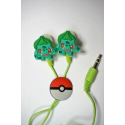 Навушники Optima Mp3 Pokemon Go "Bulbasaur" Green 3,5 мм