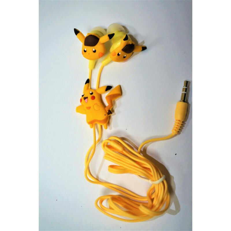 Навушники Optima Mp3 Pokemon Go "Pikachu Smile" Yellow 3,5 мм