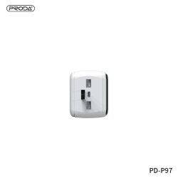 УМБ Proda Leader series PD P-97 50000 mAh, Type-C, micro USB input, 2 USB output White