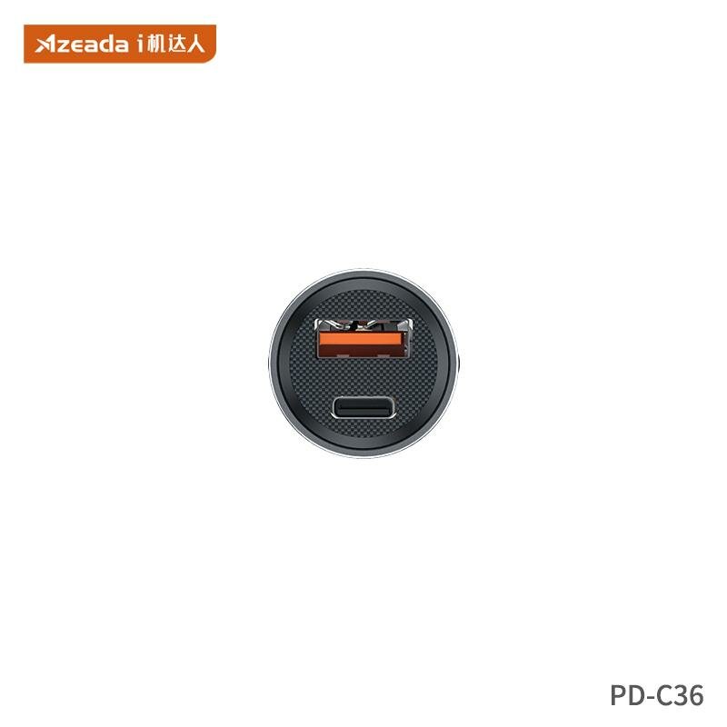 Автомобільний зарядний пристрій Proda Azeada Coolle PD-C36 30W чорний