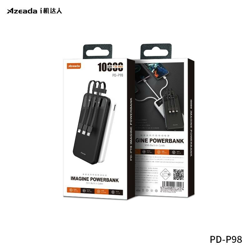 Універсальна мобільна батарея Proda PD P-98 10000 mAh Black