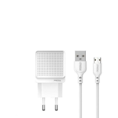 Мережевий зарядний пристрій Proda Saiya air А25 2USB 18W with cable