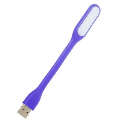 Світлодіодний LED світильник гнучка USB лампа-ліхтарик Optima UL-001 Фіолетовий