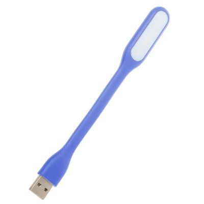 Світлодіодний LED світильник гнучка USB лампа-ліхтарик Optima UL-001 Синій