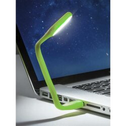 Світлодіодний LED світильник гнучка USB лампа-ліхтарик Optima UL-001 Зелений