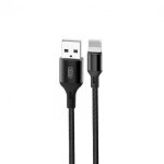 Кабель XO NB143 Braided Data Cable Lightning 1 м Чорний