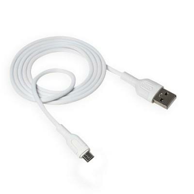 Кабель XO NB212 MicroUSB 2.1A 1м Білий