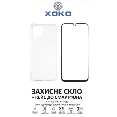 Чохол XOKO Ultra Thin Proof + Захисне скло Full Cover Ultra-Thin 0.25мм Black для Samsung A336 (A33)