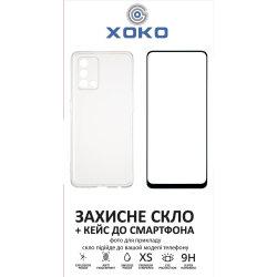 Чохол XOKO Ultra Thin Air + Захисне скло Full Cover Ultra-Thin 0.25мм для Oppo A74