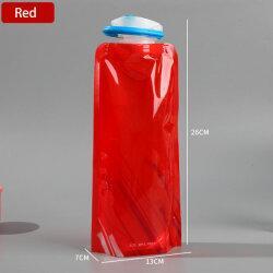 М'яка складна гнучка пляшка XOKO ChildCare 001 червона