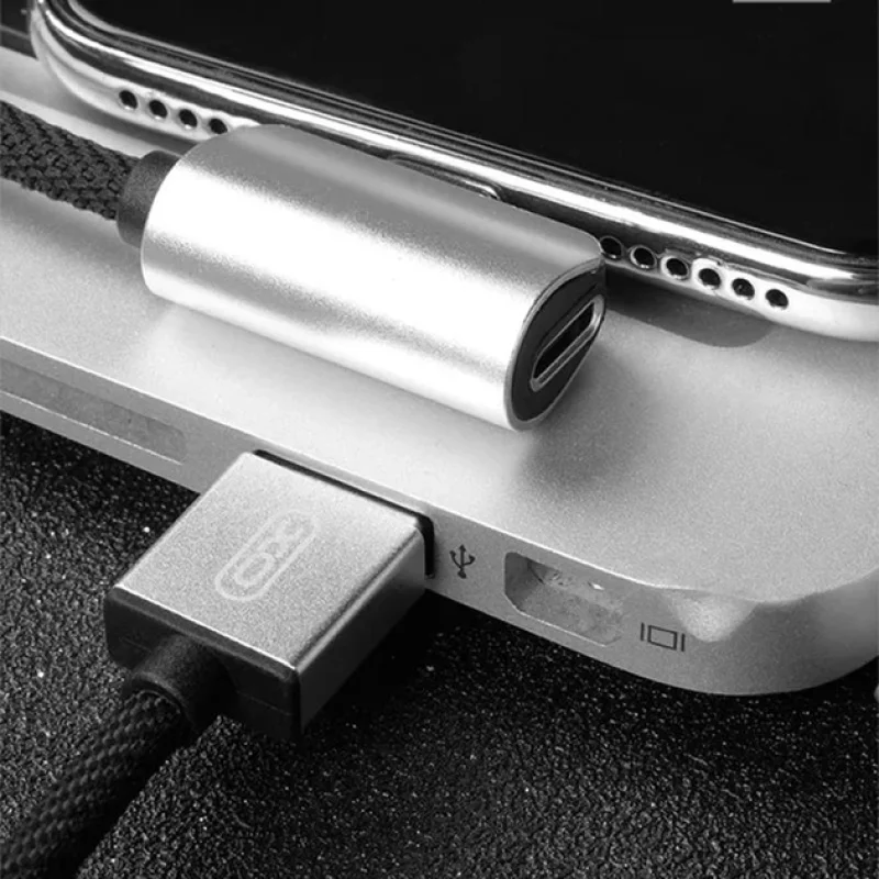 Кабель XO NB46 2in1 USB-Lightning+Lightning Audio Data cable 2,4 А 1М Срібний