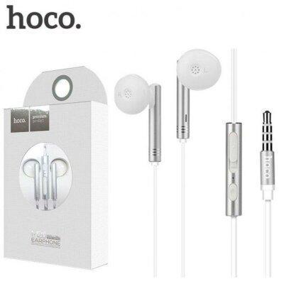 Навушники з мікрофоном Hoco M26 сріблясті