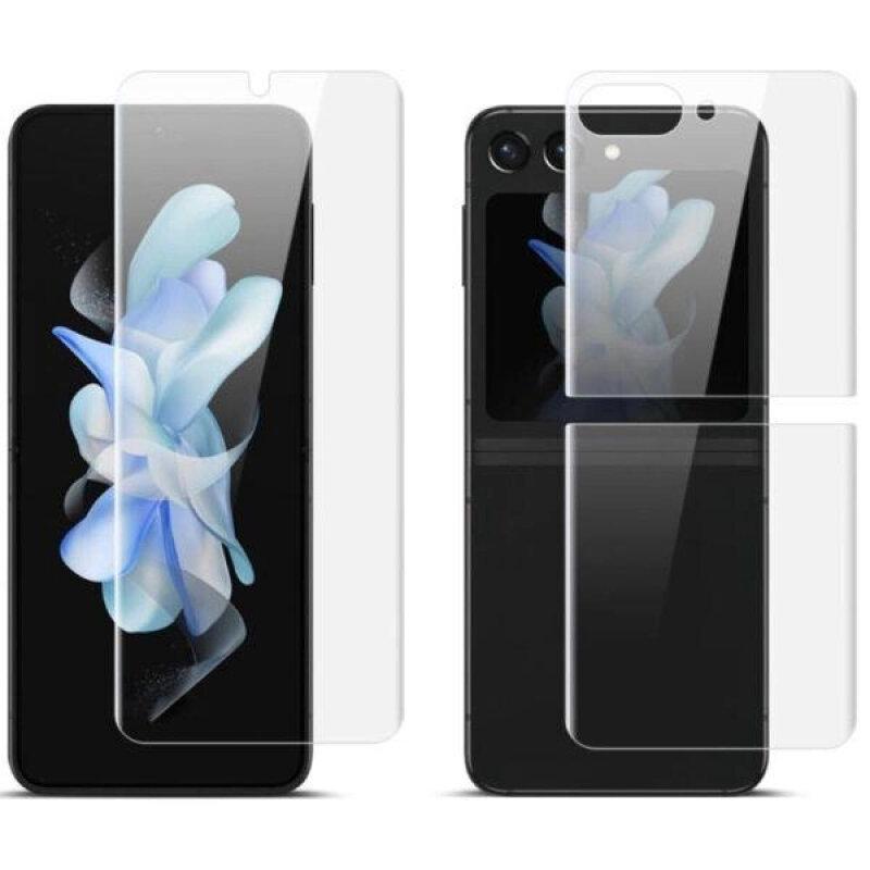 Комплект захисних гідрогелевих плівок (на екран та задню панель) DEVIA для Samsung Flip 5