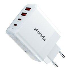 Зарядний пристрій Proda AZEADA Seagulls AZ-19 GaN5 65W USB-A (QC4.0) USB-C (PD3.0) білий