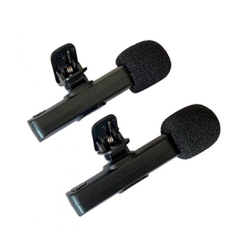 Бездротові петличні 2 мікрофони XOKO K9-2 з адаптером Lightning-Type-C