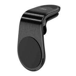Автотримач для телефону на дефлектор XO C82 Flat Magnetic Black