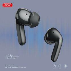 Бездротові навушники Stereo Bluetooth TWS XO G17 ANC+ENC Black