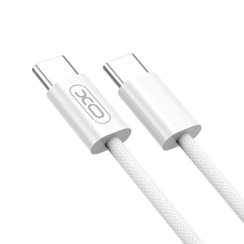 Кабель XO USB Type-C-Type-C NB-Q259 iPhone15 60W data cable White