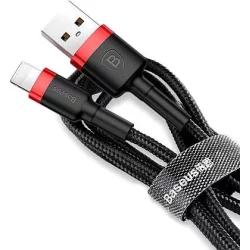 Кабель Baseus Cafule Cable Lightning – USB 1.0 м 2 A Red/Black (CALKLF-B19)