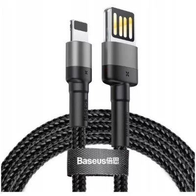 Кабель Baseus Cafule Cable USB for Lightning Special Edition 2.4 A 1 м Black (CALKLF-GG1)
