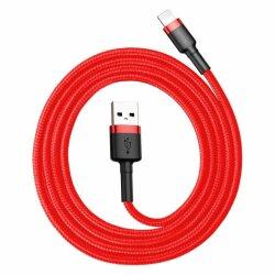 Кабель Baseus Cafule Cable USB Lightning for IP 2.4 A 1 м Red (CALKLF-B09)